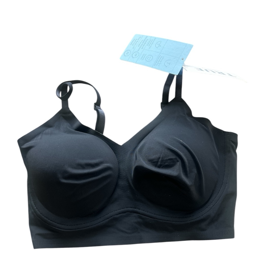 NWT TRUE Lift Full cup adjust black bra size XS